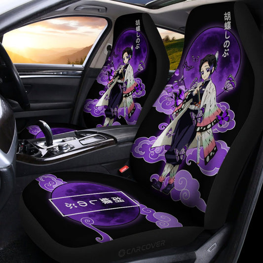 Shinobu Kochou Car Seat Covers Custom Anime Demon Slayer Car Accessories - Gearcarcover - 2