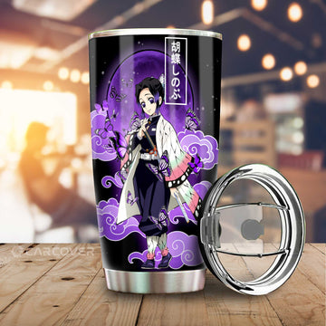 Shinobu Kochou Tumbler Cup Custom Anime Demon Slayer Car Accessories - Gearcarcover - 1