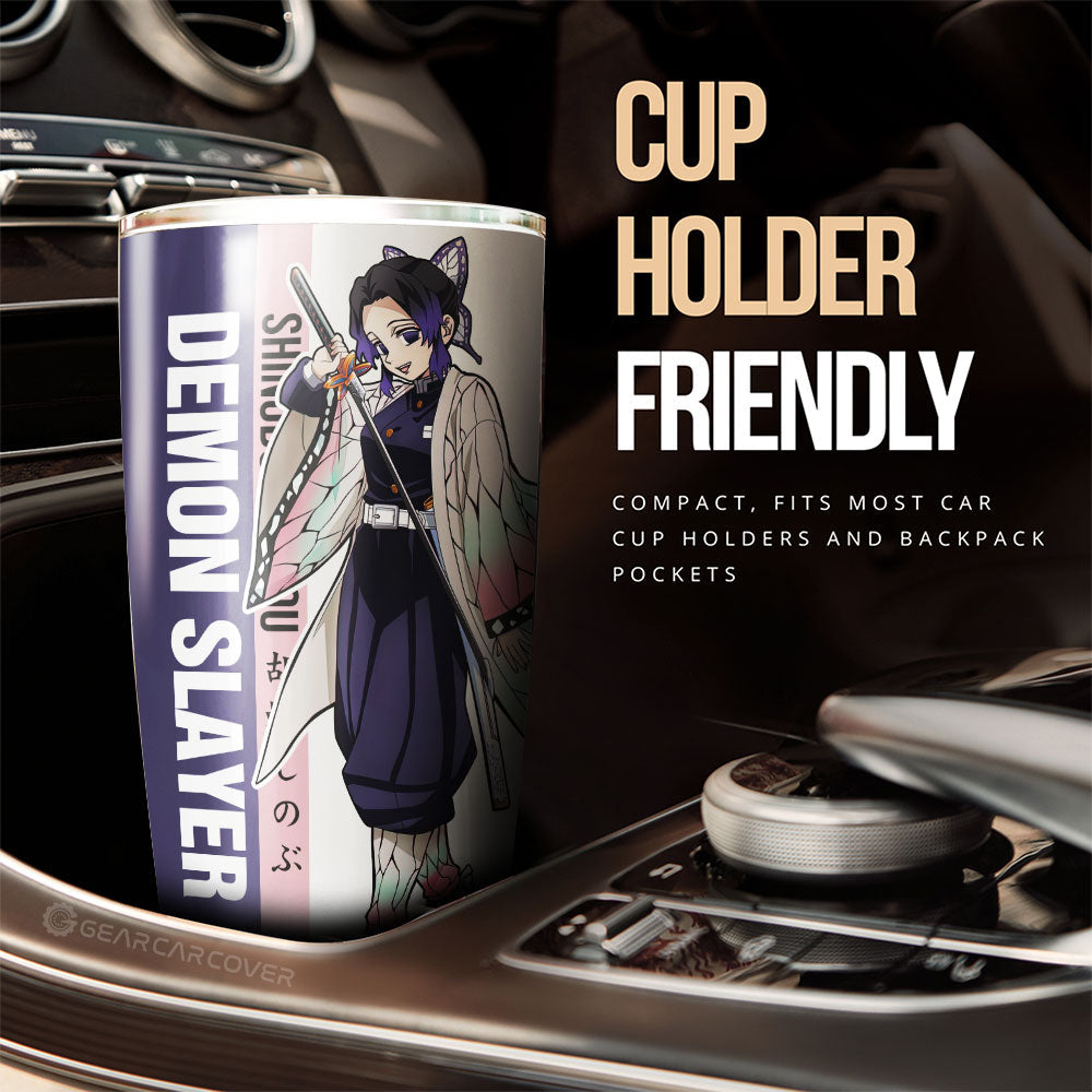 Shinobu Kochou Tumbler Cup Custom Demon Slayer - Gearcarcover - 2