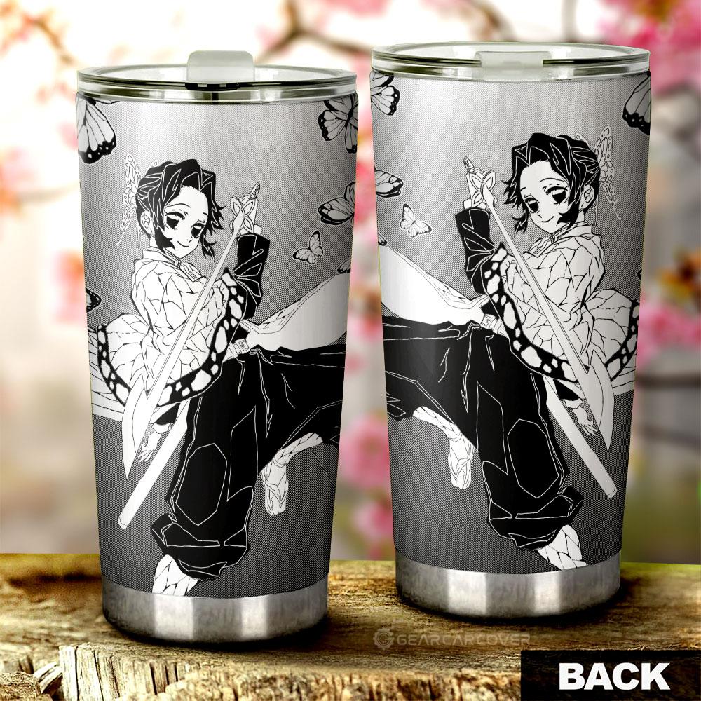 Shinobu Tumbler Cup Custom Kimetsu No Yaiba Manga Car Accessories - Gearcarcover - 1