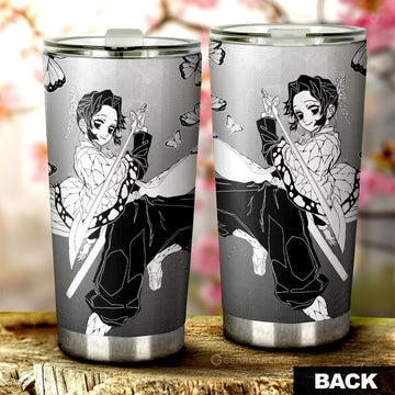 Shinobu Tumbler Cup Custom Kimetsu No Yaiba Manga Car Accessories - Gearcarcover - 1