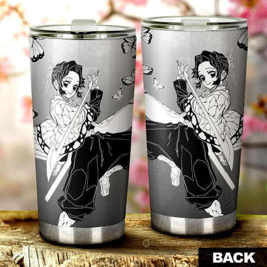 Shinobu Tumbler Cup Custom Kimetsu No Yaiba Manga Car Accessories - Gearcarcover - 1
