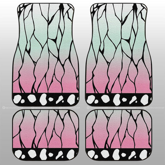 Shinobu Uniform Car Floor Mats Custom Demon Slayer Anime Car Accessories - Gearcarcover - 2