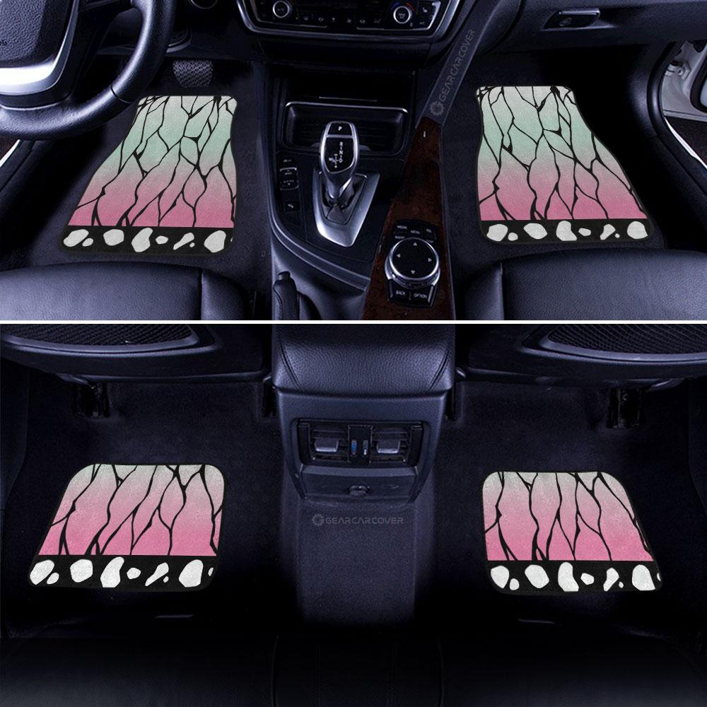 Shinobu Uniform Car Floor Mats Custom Demon Slayer Anime Car Accessories - Gearcarcover - 3