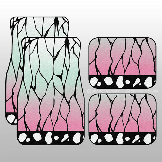 Shinobu Uniform Car Floor Mats Custom Demon Slayer Anime Car Accessories - Gearcarcover - 1