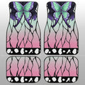 Shinobu Uniform Car Floor Mats Custom Hairstyle Demon Slayer Anime Car Interior Accessories - Gearcarcover - 2