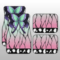 Shinobu Uniform Car Floor Mats Custom Hairstyle Demon Slayer Anime Car Interior Accessories - Gearcarcover - 1