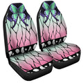 Shinobu Uniform Car Seat Covers Custom Hairstyle Demon Slayer Anime Car Interior Accessories - Gearcarcover - 3