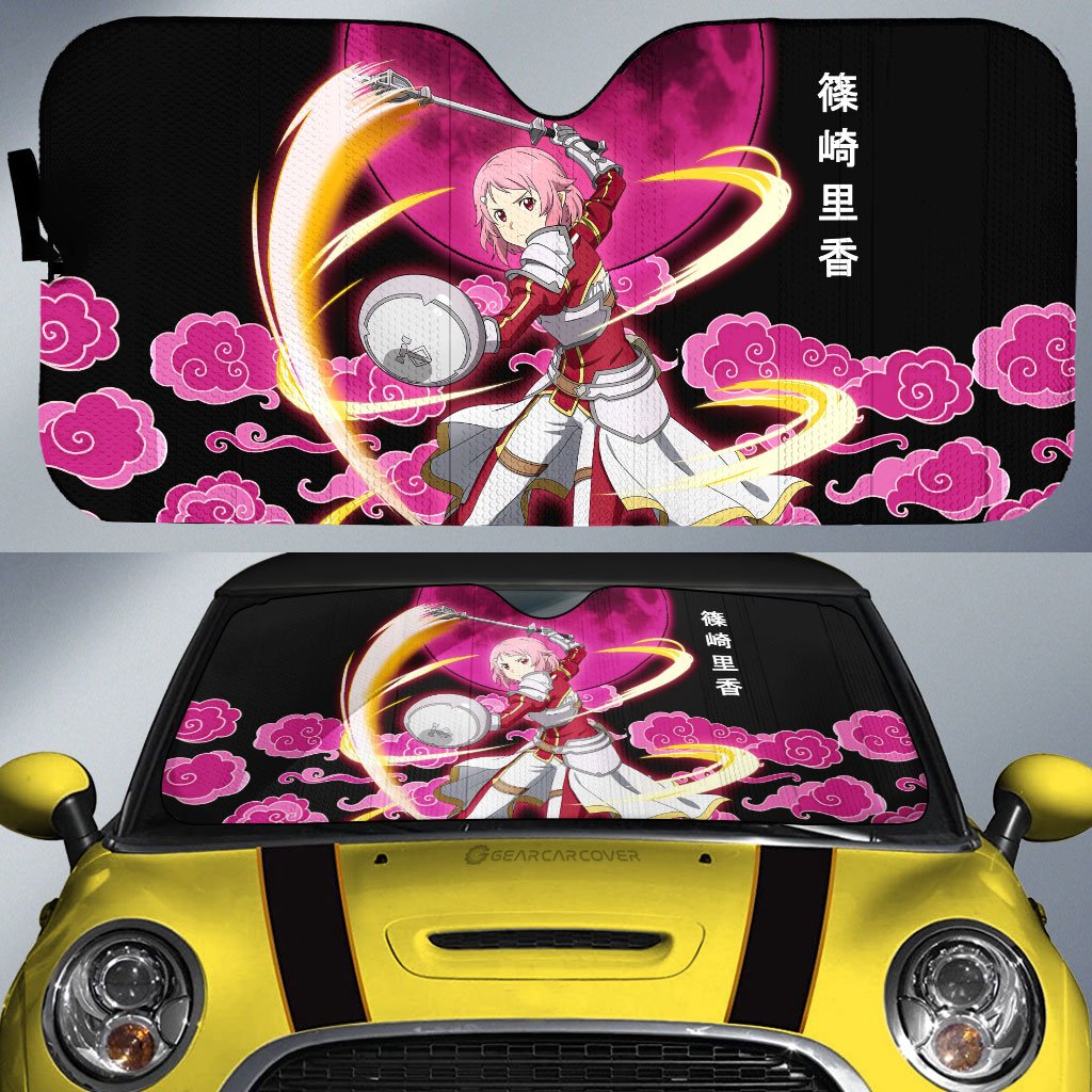 Shinozaki Rika Car Sunshade Custom Sword Art Online Anime Car Accessories - Gearcarcover - 1