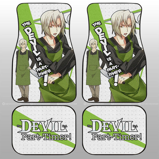 Shiro Ashiya Car Floor Mats Custom The Devil Is a Part Timer Anime Car Accessories - Gearcarcover - 2