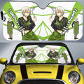 Shiro Ashiya Car Sunshade Custom The Devil Is a Part-Timer! Anime Car Accessories - Gearcarcover - 1