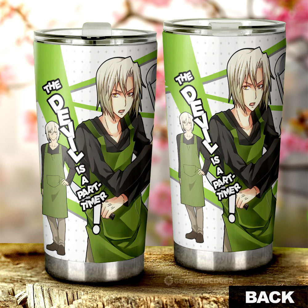 Shiro Ashiya Tumbler Cup Custom The Devil Is a Part-Timer! Anime Car Accessories - Gearcarcover - 3