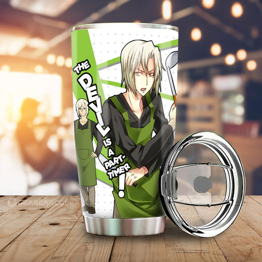 Shiro Ashiya Tumbler Cup Custom The Devil Is a Part-Timer! Anime Car Accessories - Gearcarcover - 1