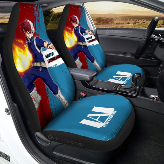 Shoto Todoroki Car Seat Covers Custom For My Hero Academia Anime Fans - Gearcarcover - 1