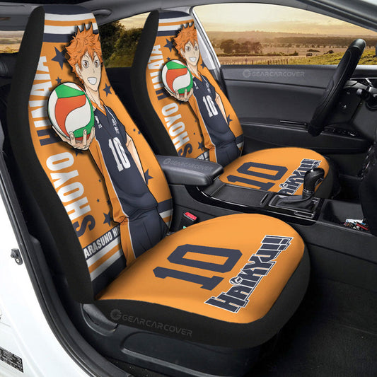 Shoyo Hinata Car Seat Covers Custom Haikyuu Anime Car Accessories - Gearcarcover - 2