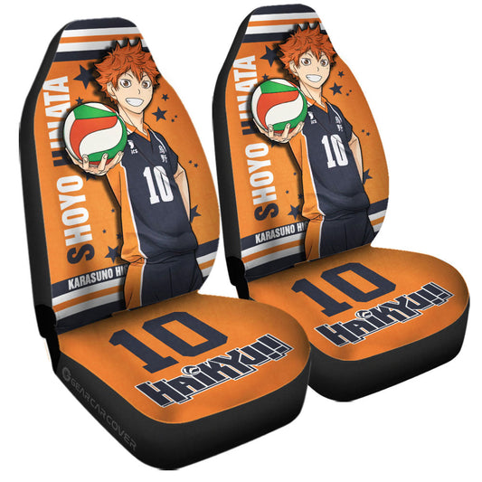 Shoyo Hinata Car Seat Covers Custom Haikyuu Anime Car Accessories - Gearcarcover - 1