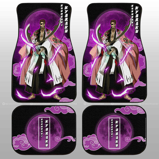 Shunsui Kyoraku Car Floor Mats Custom Anime Bleach Car Accessories - Gearcarcover - 2