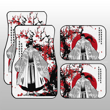 Shunsui Kyoraku Car Floor Mats Custom Japan Style Anime Bleach Car Interior Accessories - Gearcarcover - 1