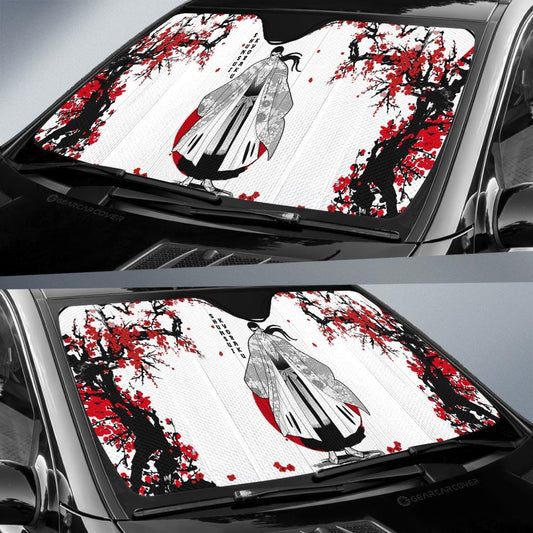 Shunsui Kyoraku Car Sunshade Custom Janpan Style Anime Bleach Car Accessories - Gearcarcover - 2