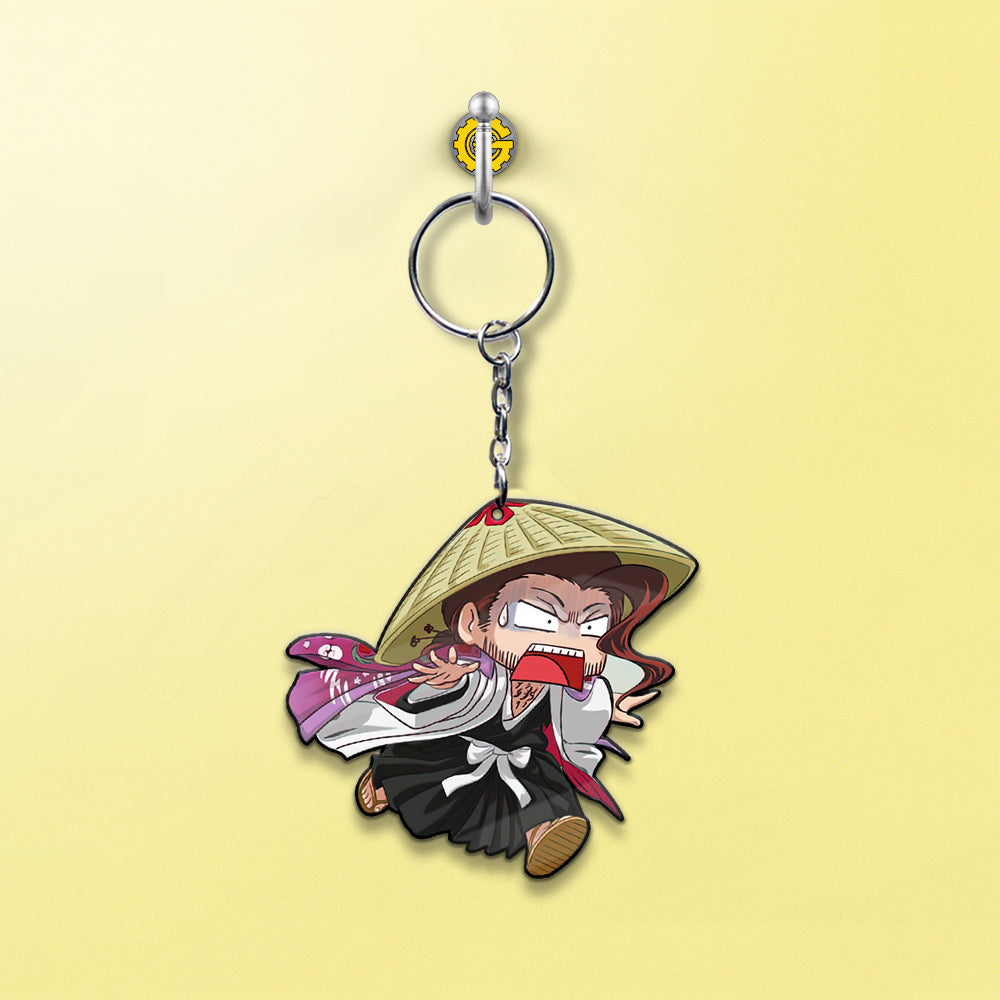 Shunsui Kyoraku Keychain Custom Bleach Anime Car Accessories - Gearcarcover - 2