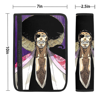 Shunsui Kyoraku Seat Belt Covers Custom Bleach Anime Car Accessories - Gearcarcover - 1