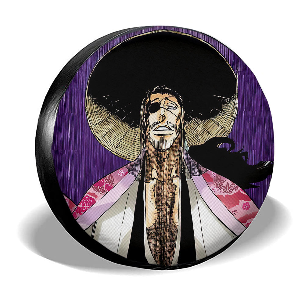 Shunsui Kyoraku Spare Tire Covers Custom Bleach Anime Car Accessories - Gearcarcover - 2