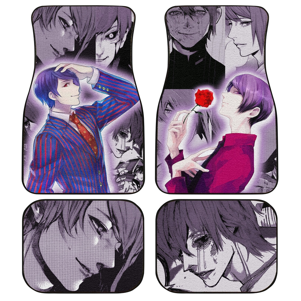 Shuu Tsukiyama Car Floor Mats Custom Tokyo Ghoul Anime - Gearcarcover - 1