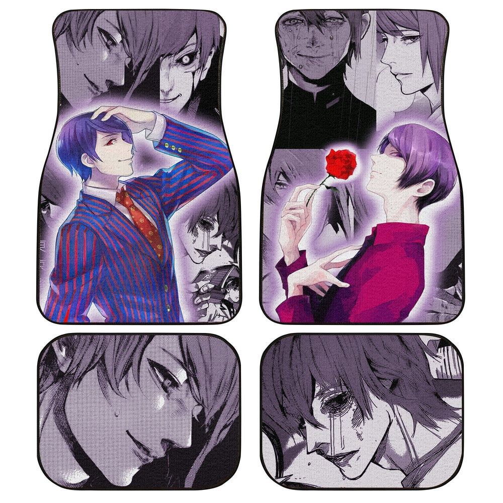 Shuu Tsukiyama Car Floor Mats Custom Tokyo Ghoul Anime - Gearcarcover - 1