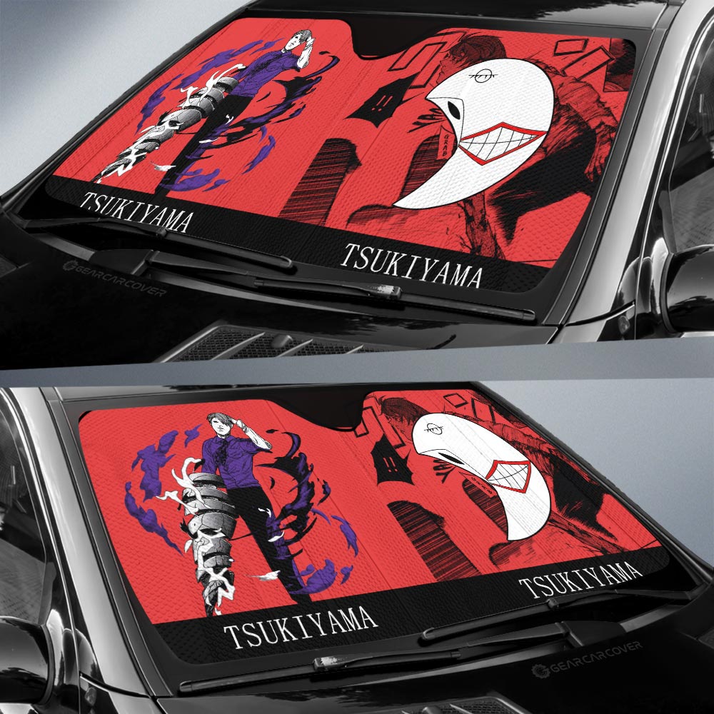 Shuu Tsukiyama Car Sunshade Custom Tokyo Ghoul Anime Car Interior Accessories - Gearcarcover - 3