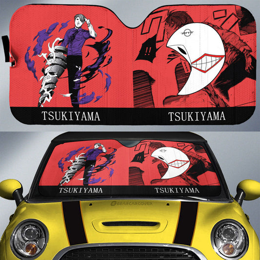 Shuu Tsukiyama Car Sunshade Custom Tokyo Ghoul Anime Car Interior Accessories - Gearcarcover - 1