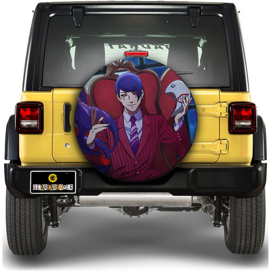 Shuu Tsukiyama Spare Tire Covers Custom Tokyo Ghoul Anime Car Accessories - Gearcarcover - 1