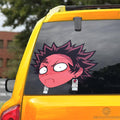 Shy Tanjiro Face Car Sticker Custom Demon Slayer Anime Car Accessories - Gearcarcover - 3