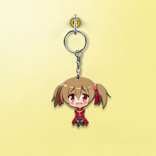 Silica Keychain Custom Sword Art Online Anime Car Accessories - Gearcarcover - 2