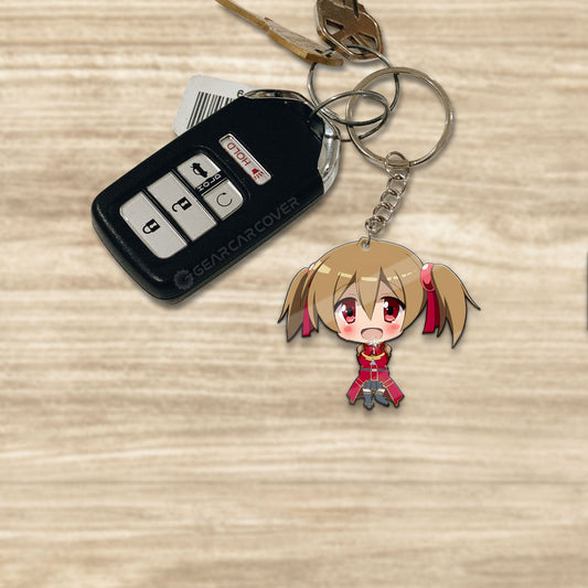 Silica Keychain Custom Sword Art Online Anime Car Accessories - Gearcarcover - 1
