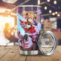 Silica Tumbler Cup Custom Sword Art Online Anime Manga Galaxy Style - Gearcarcover - 1