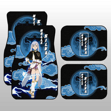 Silva Noelle Car Floor Mats Custom Black Clover Anime Car Accessories - Gearcarcover - 1