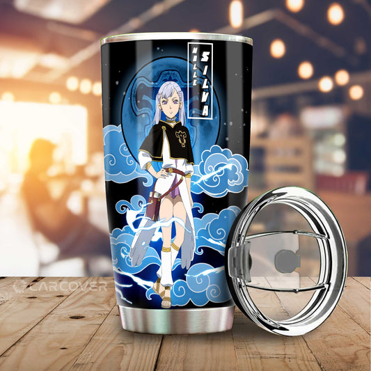 Silva Noelle Tumbler Cup Custom Black Clover Anime Car Accessories - Gearcarcover - 1