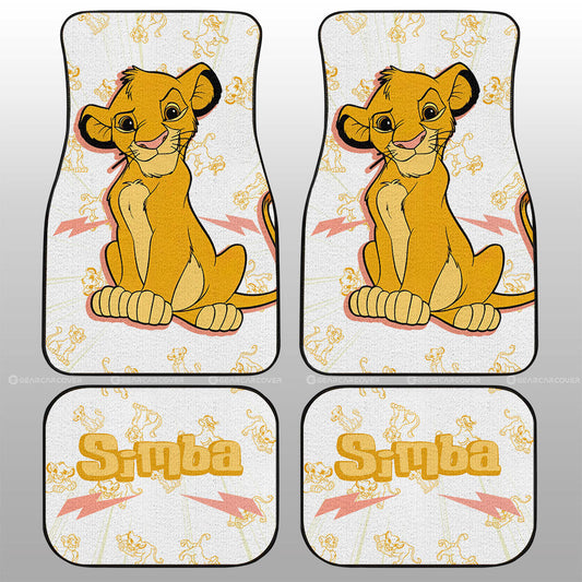 Simba Car Floor Mats Custom Cartoon Car Accessories - Gearcarcover - 1