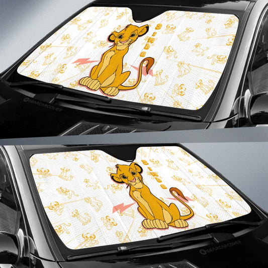 Simba Car Sunshade Custom Cartoon Car Accessories - Gearcarcover - 2