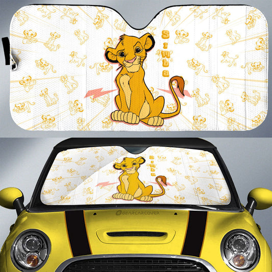 Simba Car Sunshade Custom Cartoon Car Accessories - Gearcarcover - 1