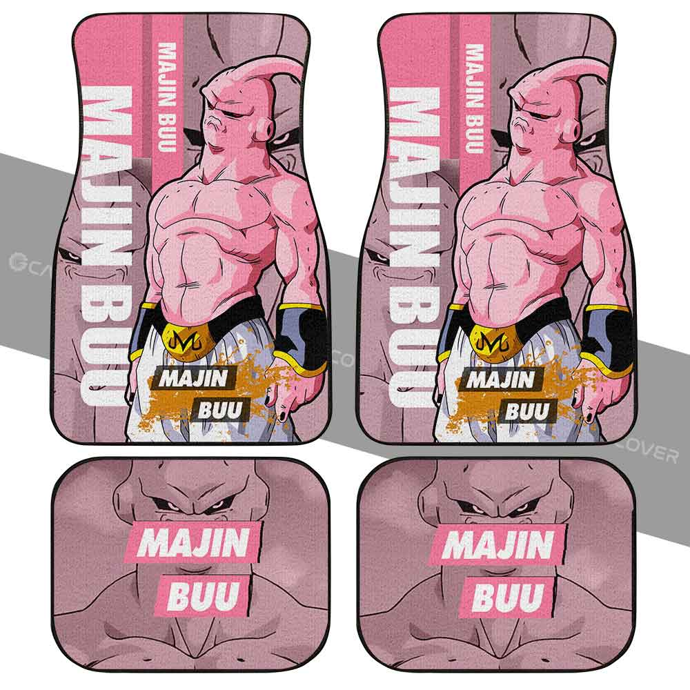 Skinny Majin Buu Car Floor Mats Custom Dragon Ball Anime Car Accessories - Gearcarcover - 2