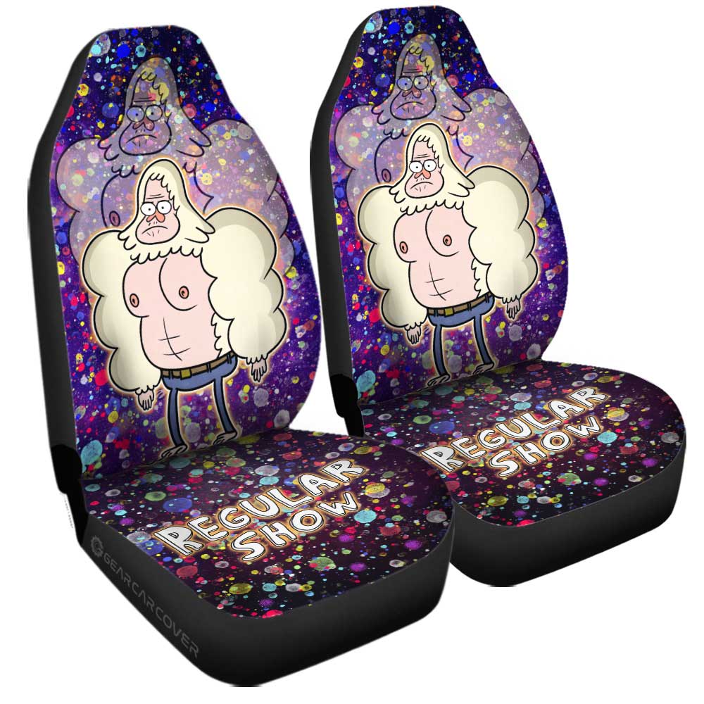 Skips Regular Show Car Seat Covers Custom Cartoon Car Accessories - Gearcarcover - 3