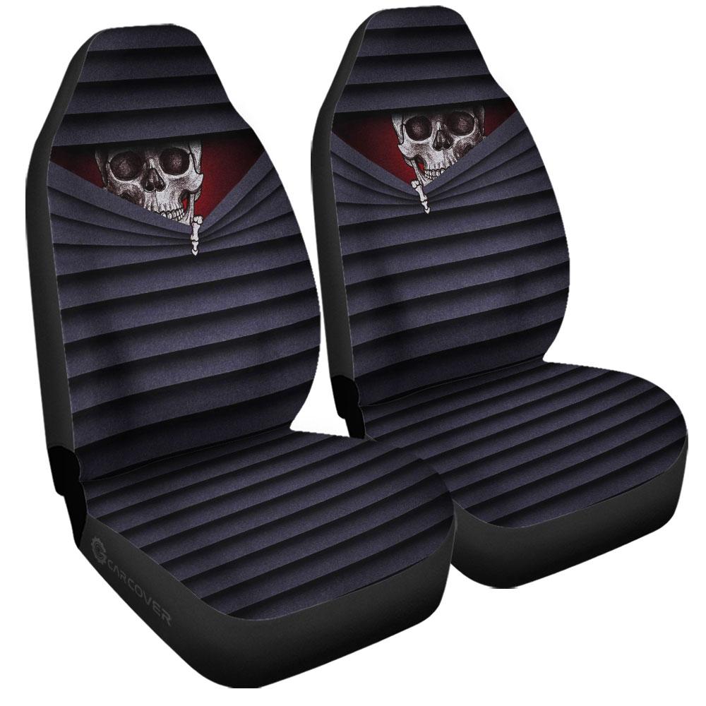 Skull Behind You Car Seat Covers Custom Car Accessories - Gearcarcover - 3