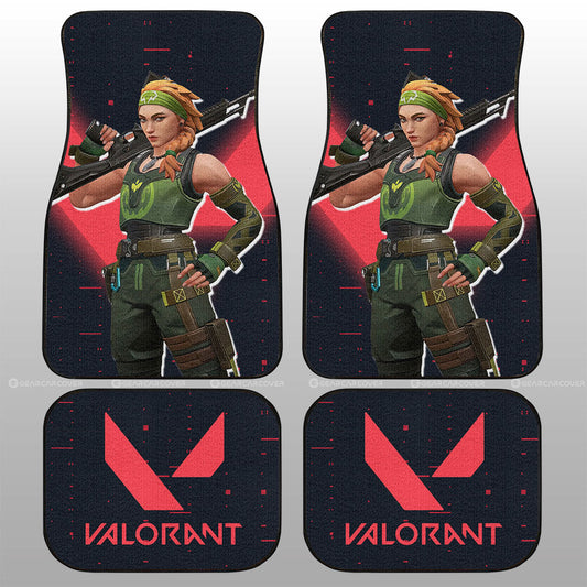 Skye Car Floor Mats Custom Valorant Agent - Gearcarcover - 1