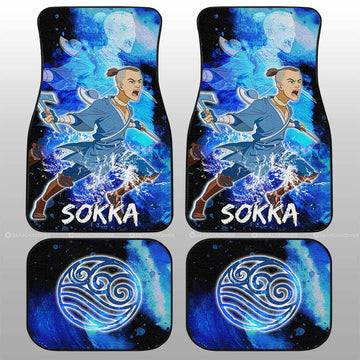 Sokka Car Floor Mats Custom Avatar The Last Airbender Anime - Gearcarcover - 1