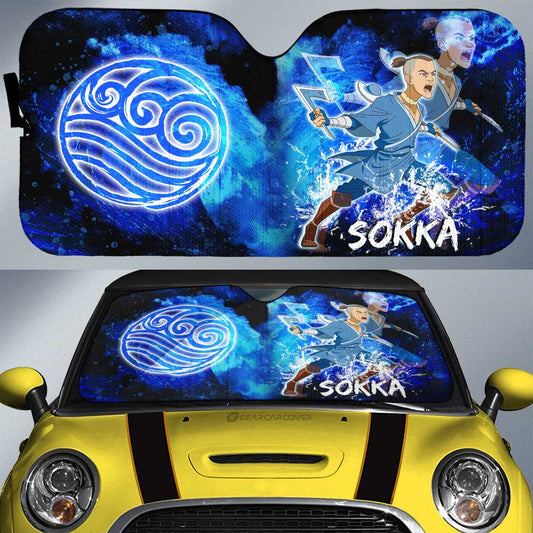 Sokka Car Sunshade Custom Avatar The Last Airbender Anime - Gearcarcover - 1