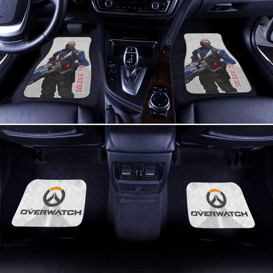 Soldier 76 Car Floor Mats Custom Overwatch - Gearcarcover - 2