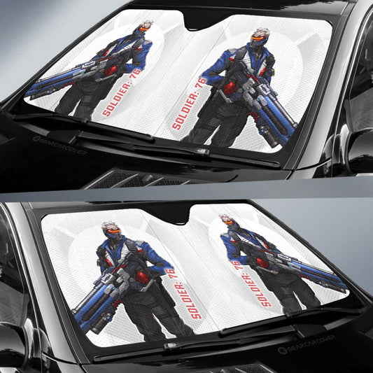 Soldier 76 Car Sunshade Custom Overwatch - Gearcarcover - 2