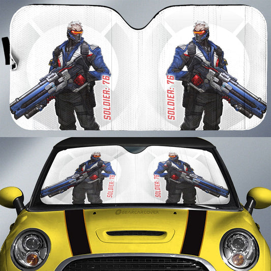 Soldier 76 Car Sunshade Custom Overwatch - Gearcarcover - 1