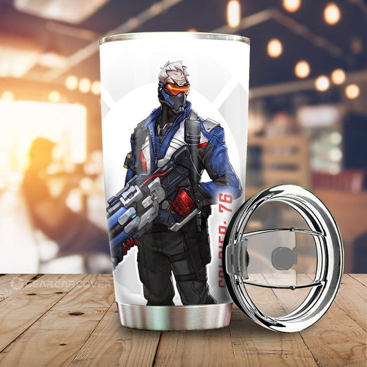 Soldier 76 Tumbler Cup Custom Overwatch - Gearcarcover - 1